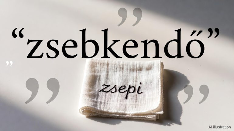 Miért zsepi a zsebkendő