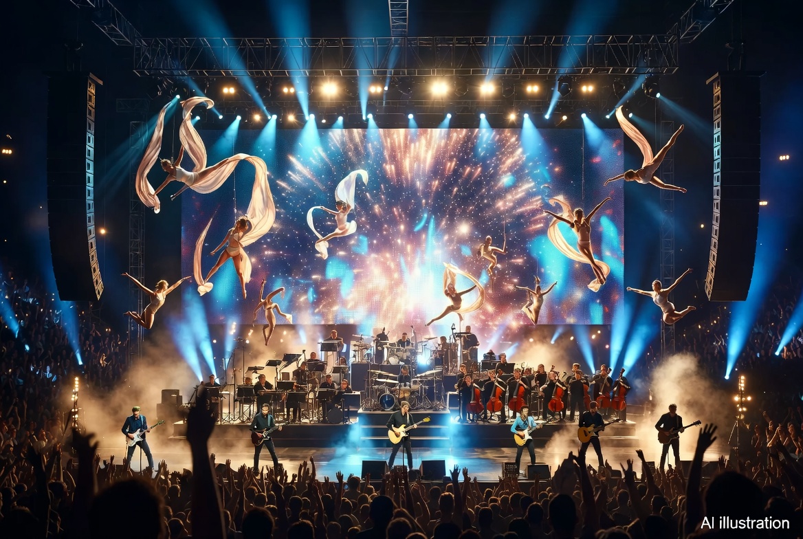 Palladio Orchestra gitárshow az arénában