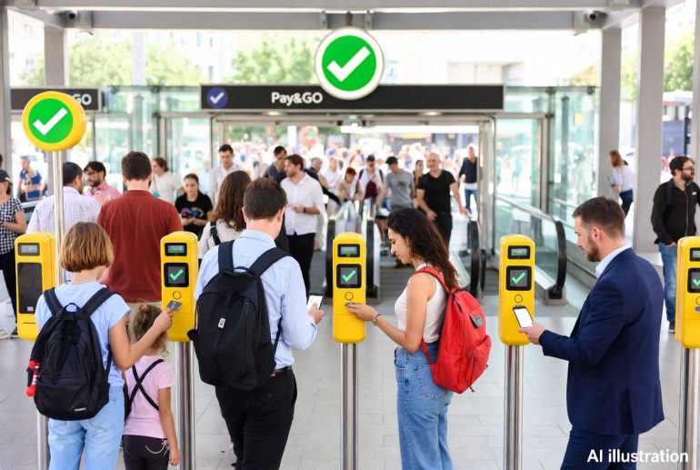 Pay&go rendszer bővül a budapesti metrókon