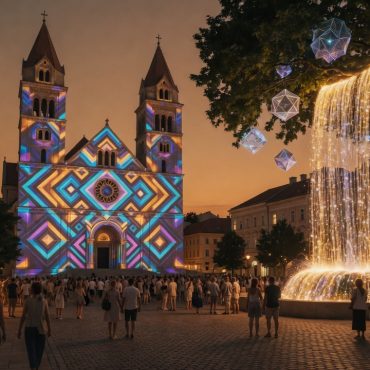 Jubileumi fényáradat borítja be pécset a zsolnay fényfesztiválon